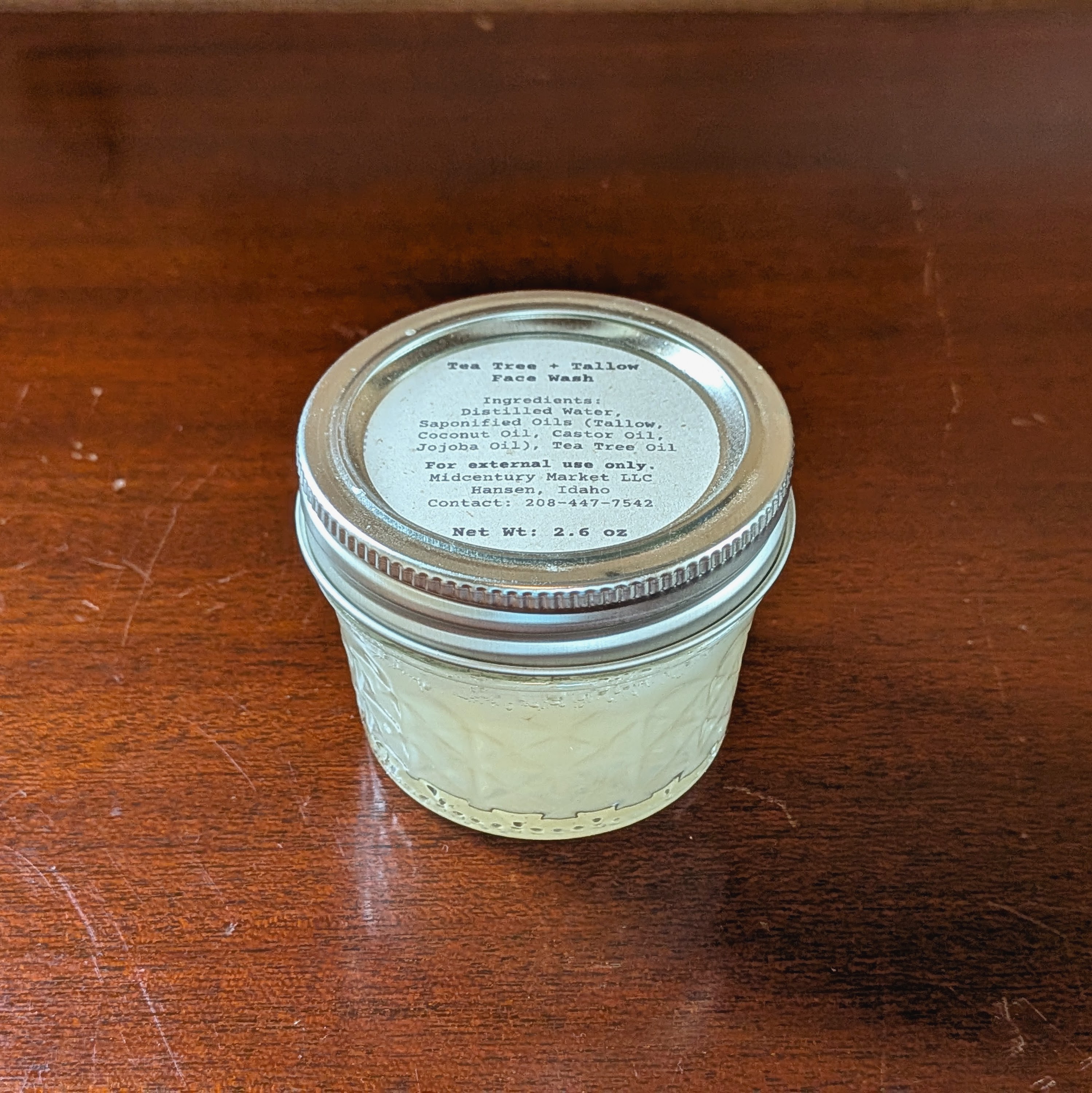 Tallow + Tea Tree Face Wash